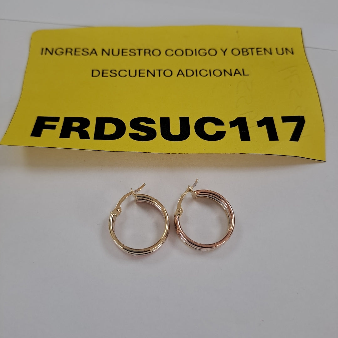 ARRACADAS ORO 10K 2.1 (NUEVO)