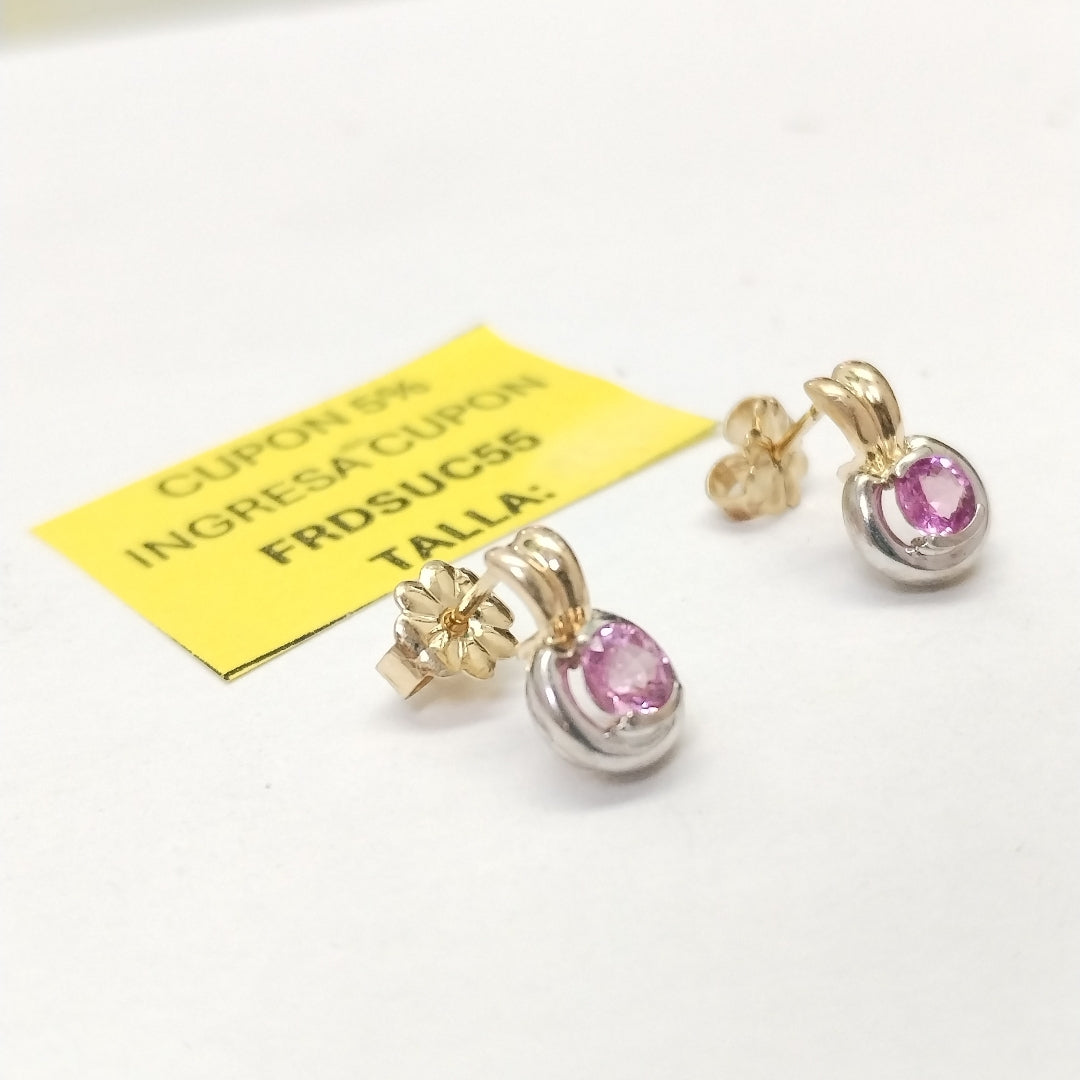 BROQUELES PAR ORO 14 K 2.5 GRMS (SEMINUEVO)