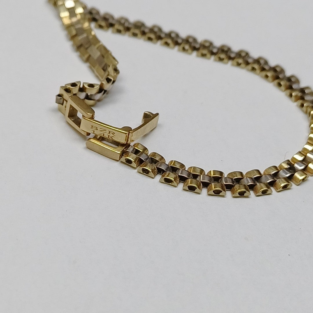 PULSERA ORO, ORO COMBINADO 14 K 6 GRMS (SEMINUEVO)