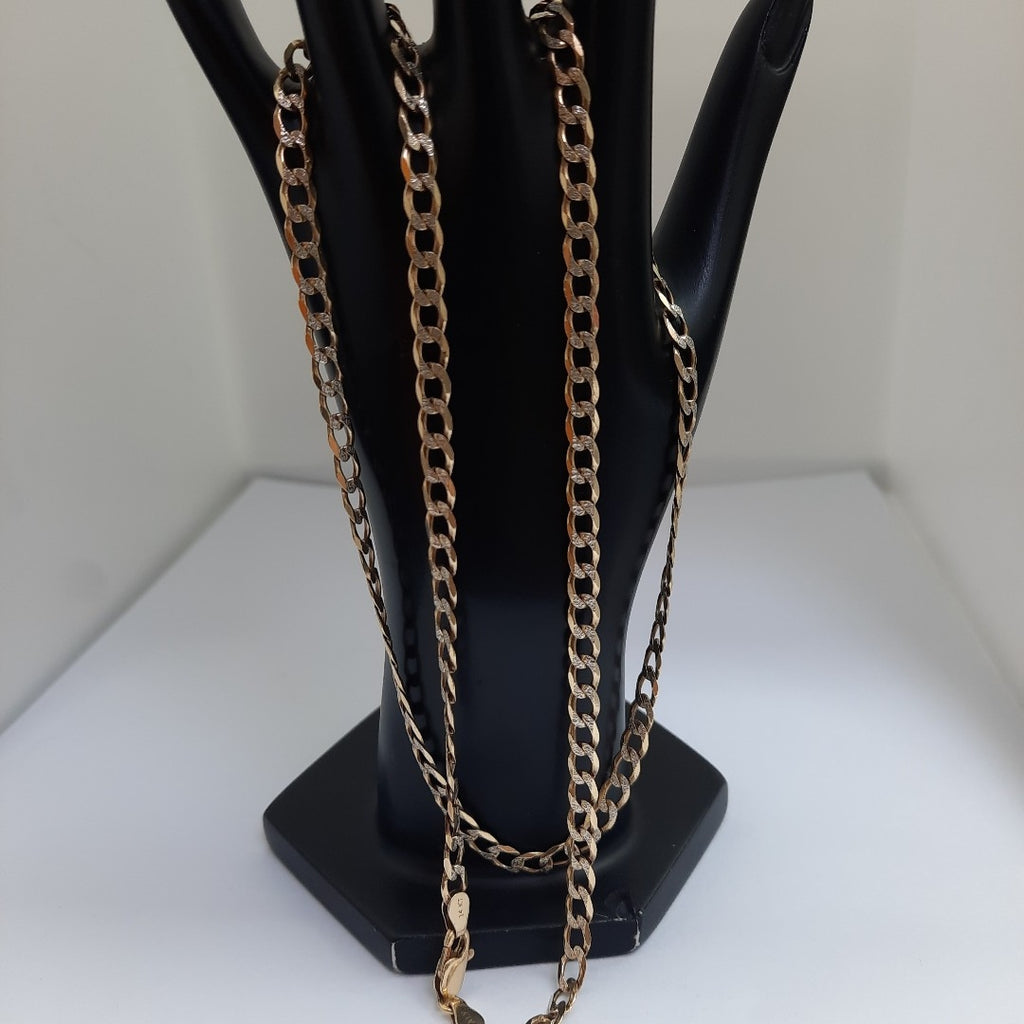 CADENA ORO, RODIADO 14 K 12.8 GRMS (SEMINUEVO)