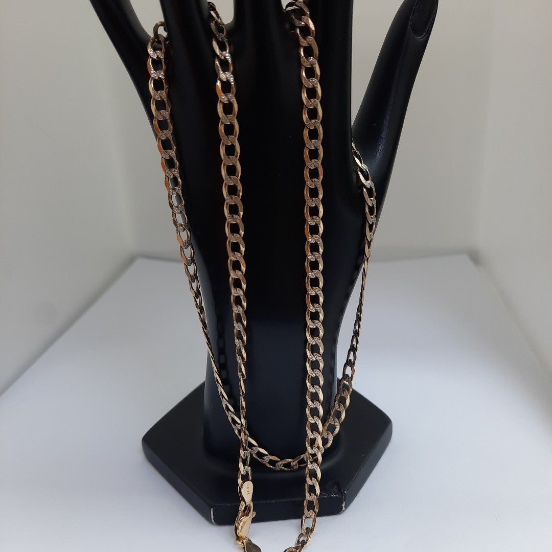 CADENA ORO, RODIADO 14 K 12.8 GRMS (SEMINUEVO)