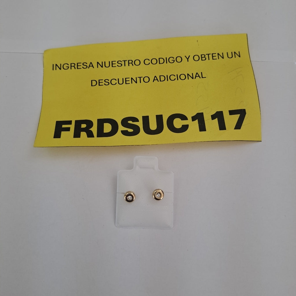 BROQUELES BROQUEL C CIRCONIA 14K 0.27 GR (NUEVO)