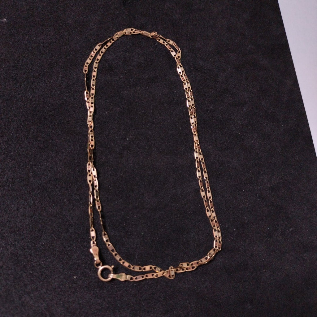 CADENA ORO COMBINADO 10 K 2,20 GRMS (SEMINUEVO)