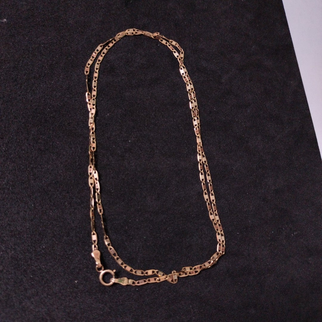 CADENA ORO COMBINADO 10 K 2,20 GRMS (SEMINUEVO)