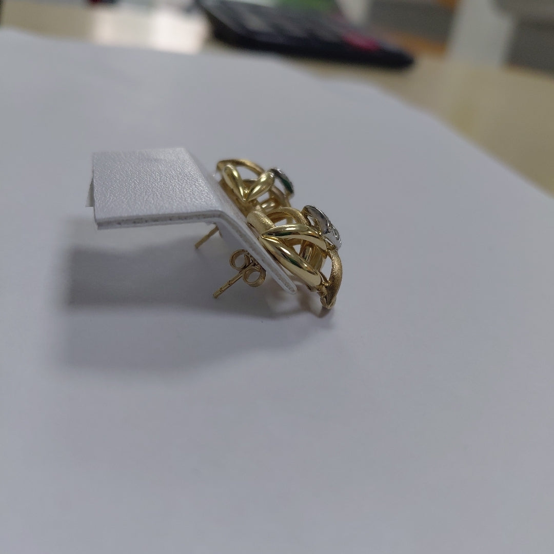 ARETES PAR ORO 14 K 5.4 GRMS (SEMINUEVO)