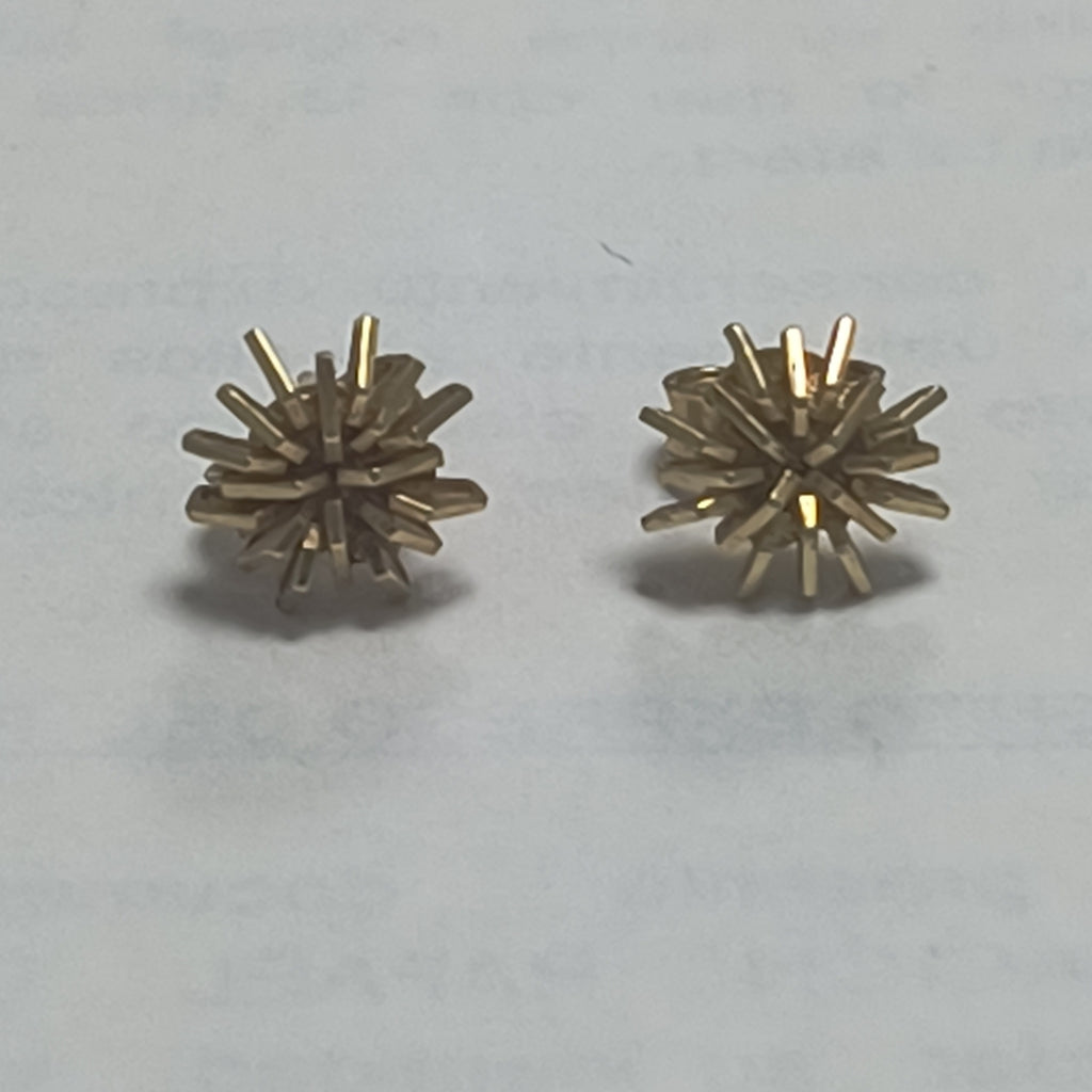 BROQUELES PAR ORO 14 K 1,20 GRMS (SEMINUEVO)