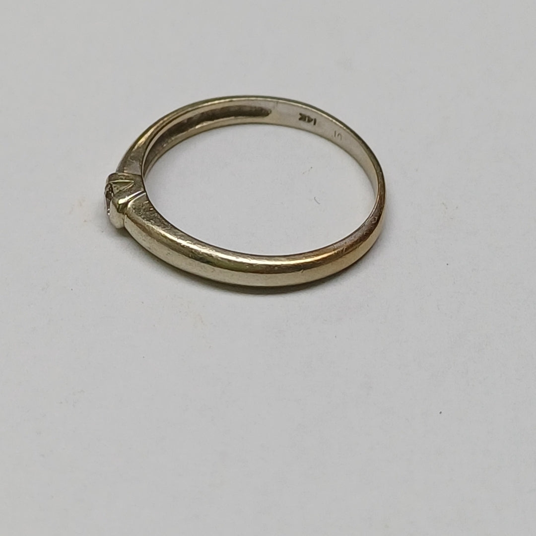 ANILLITO ORO, RODIADO 14 K 1.9 GRMS (SEMINUEVO)