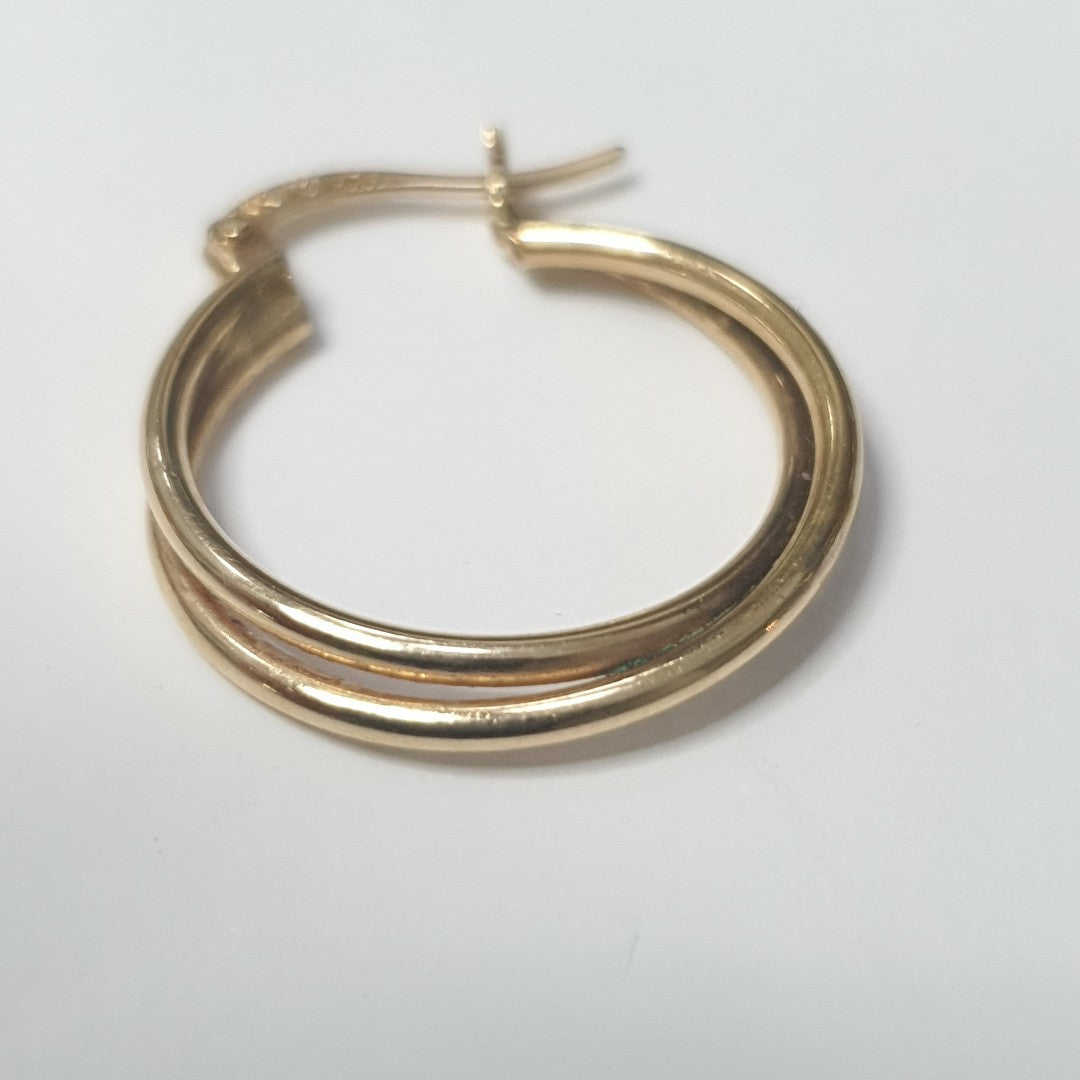 ARRACADAS PAR ORO 14 K 3.5 GRMS (SEMINUEVO)