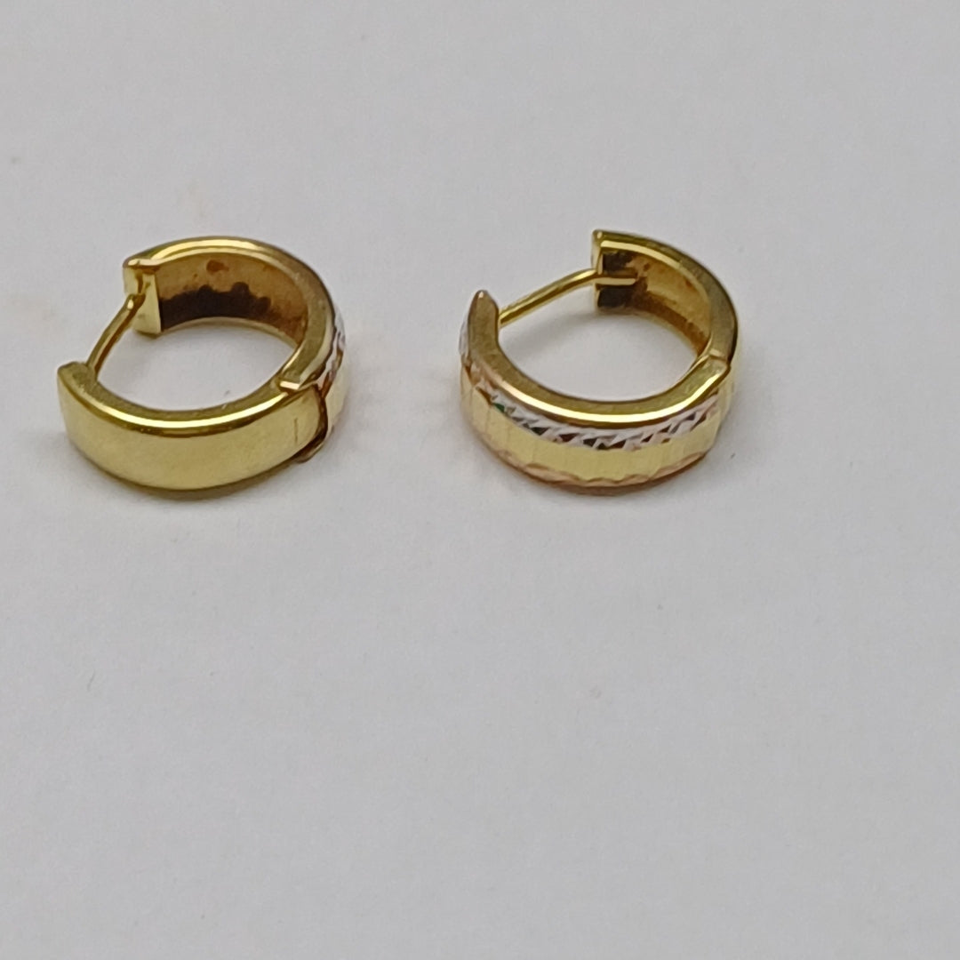 ARRACADAS PAR ORO 14 K 1.3 GRMS (SEMINUEVO)