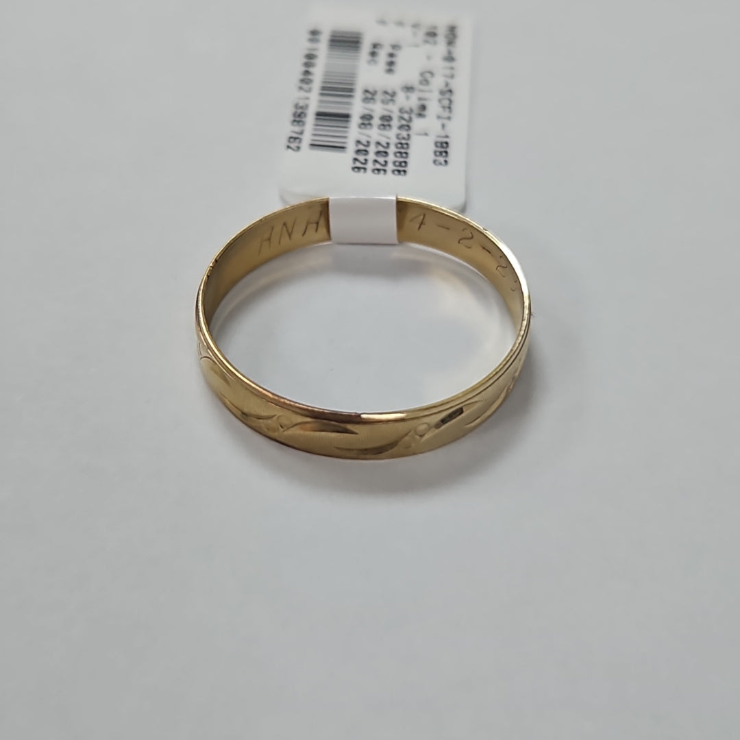 ARGOLLA ORO 10 K 1.6 GRMS (SEMINUEVO)