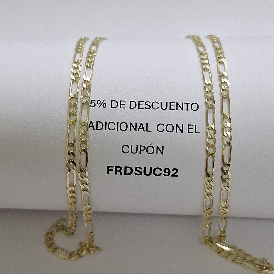 CADENA 3X1 14K 60 CM 5.4 GR (NUEVO)