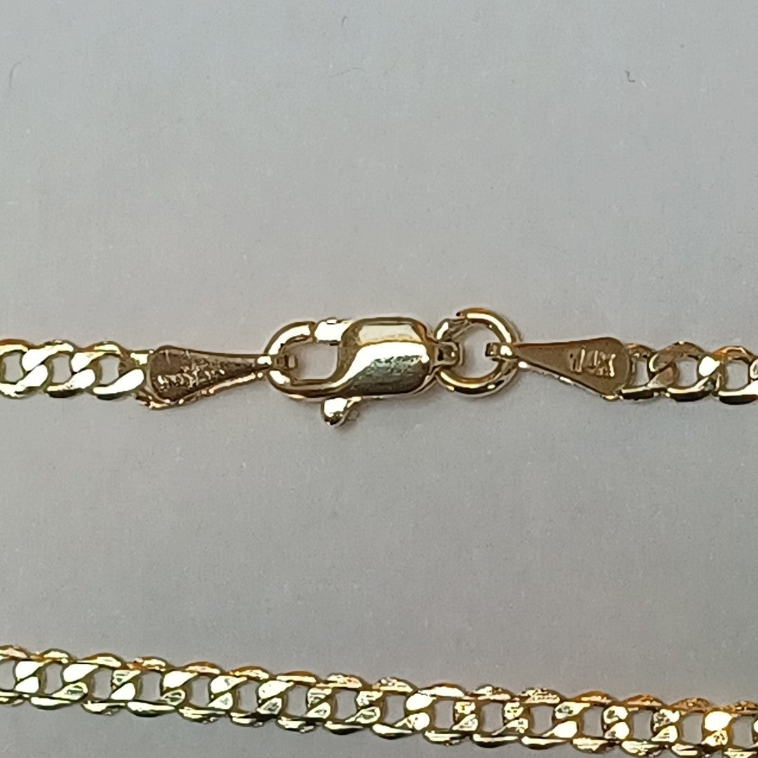 CADENA BARBADA 14K 55 CM 5.1 GR (NUEVO)