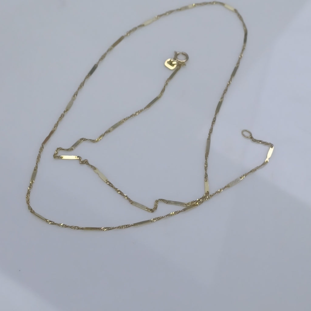 CADENA ORO 14 K 1.3 GRMS (SEMINUEVO)