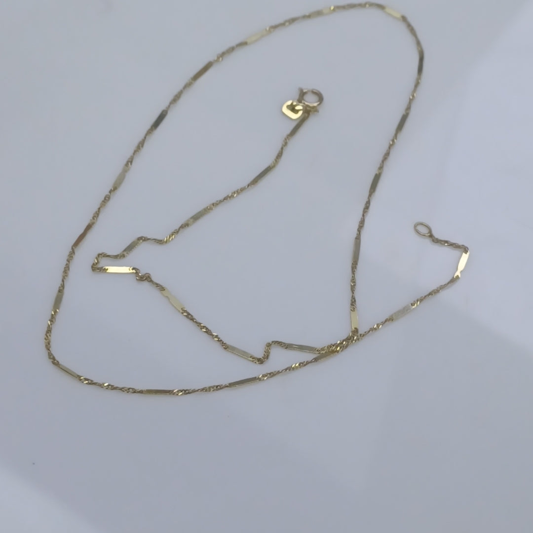 CADENA ORO 14 K 1.3 GRMS (SEMINUEVO)