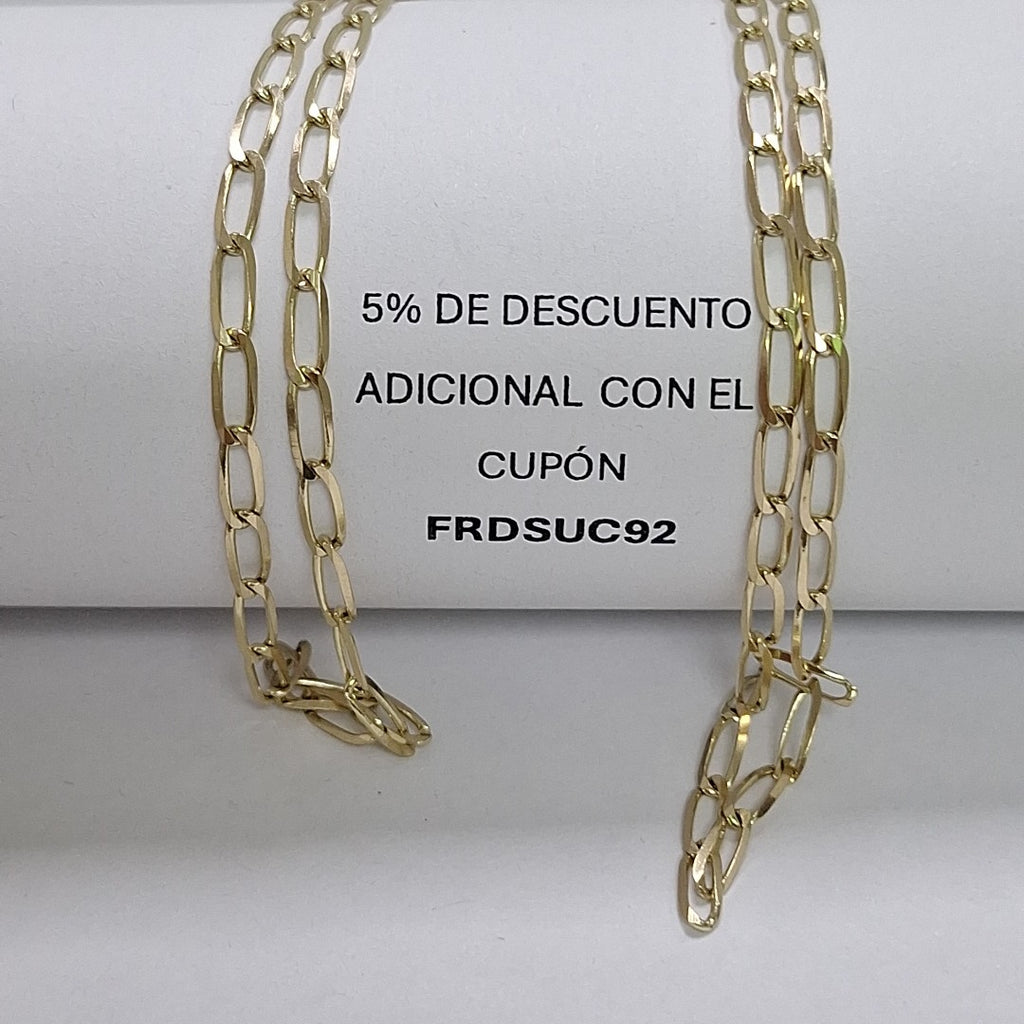 CADENA ESLABON 14K 55 CM 6.6 GR (NUEVO)