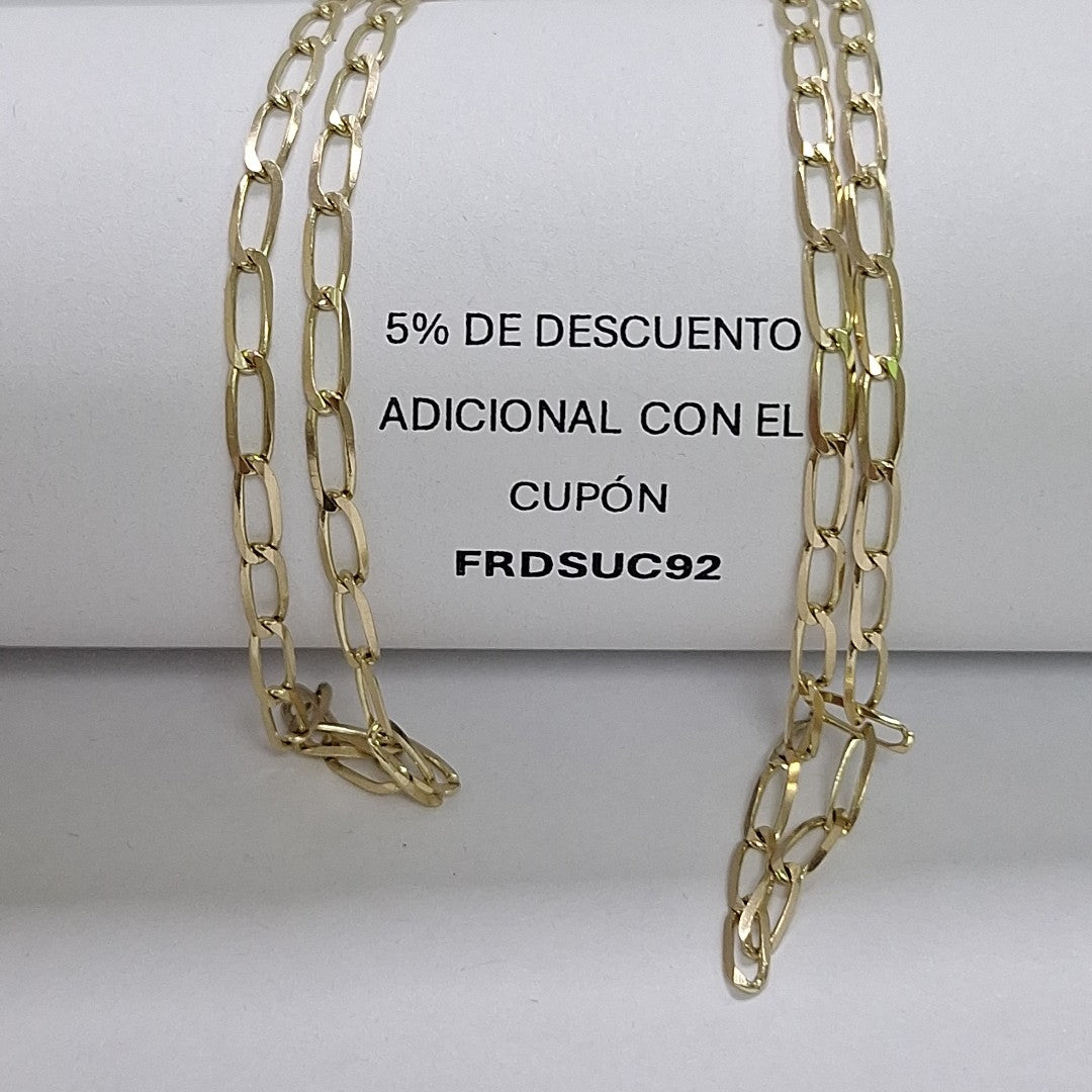CADENA ESLABON 14K 55 CM 6.6 GR (NUEVO)