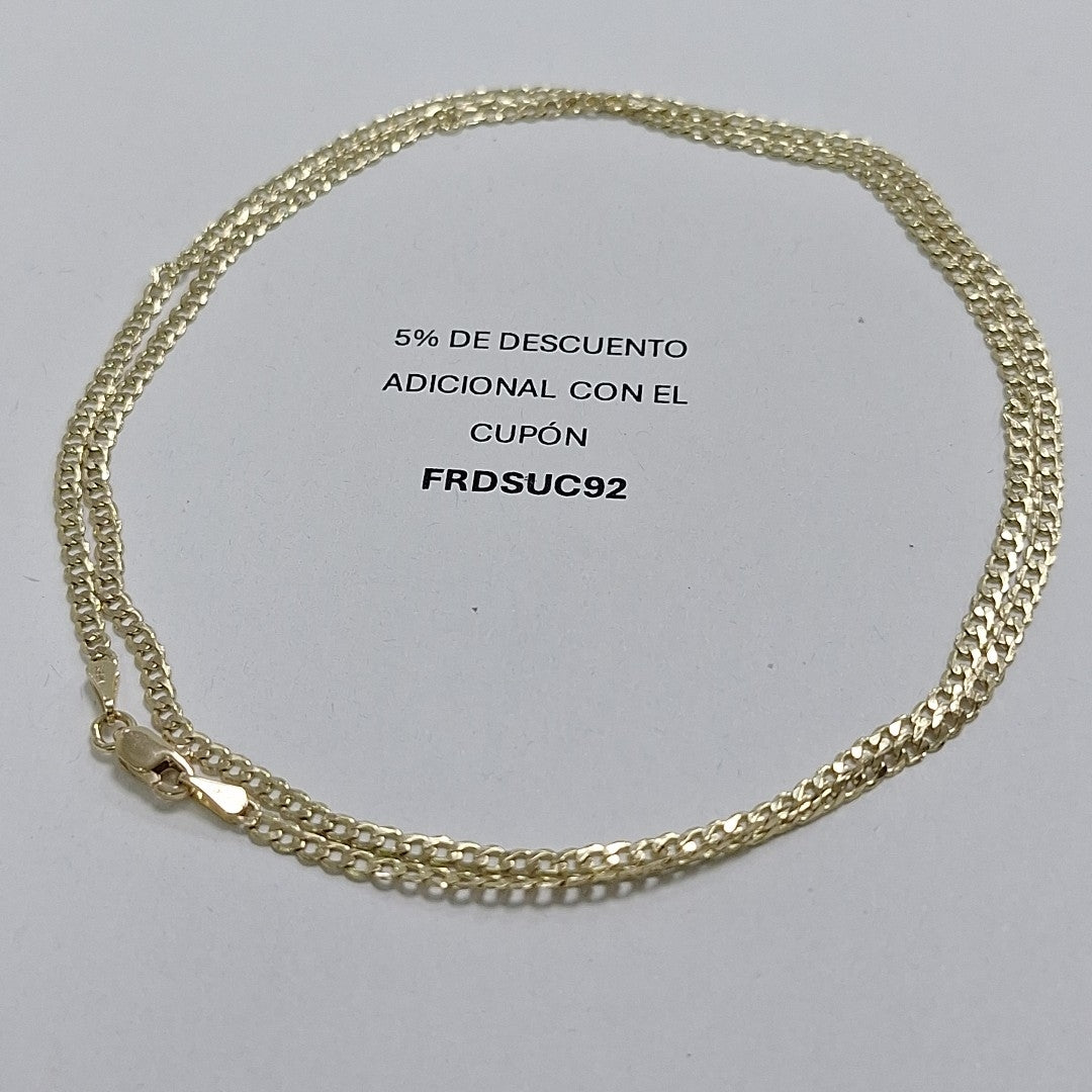 CADENA BARBADA 14K 55 CM 5.1 GR (NUEVO)