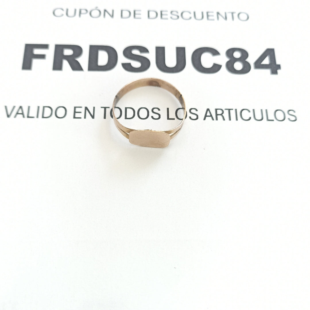 ANILLO ORO 8 K 1.3 GRMS (SEMINUEVO)