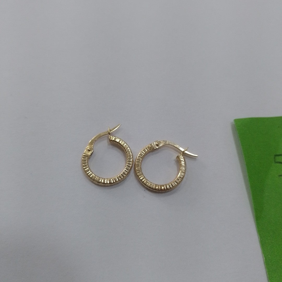 ARRACADAS PAR ORO 14 K 0.9 GRMS (SEMINUEVO)