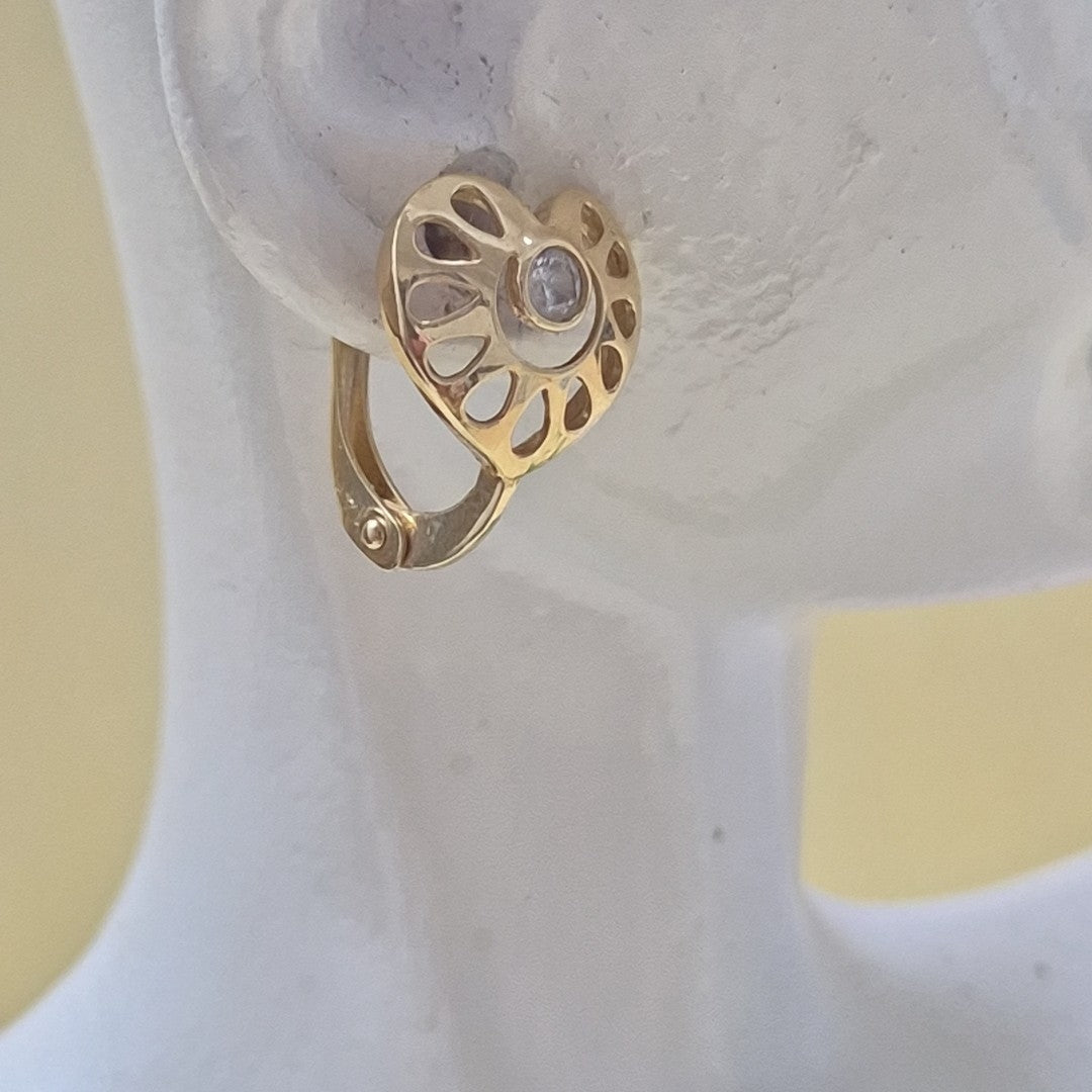 ARETES PAR ORO 14 K 1.8 GRMS (SEMINUEVO)