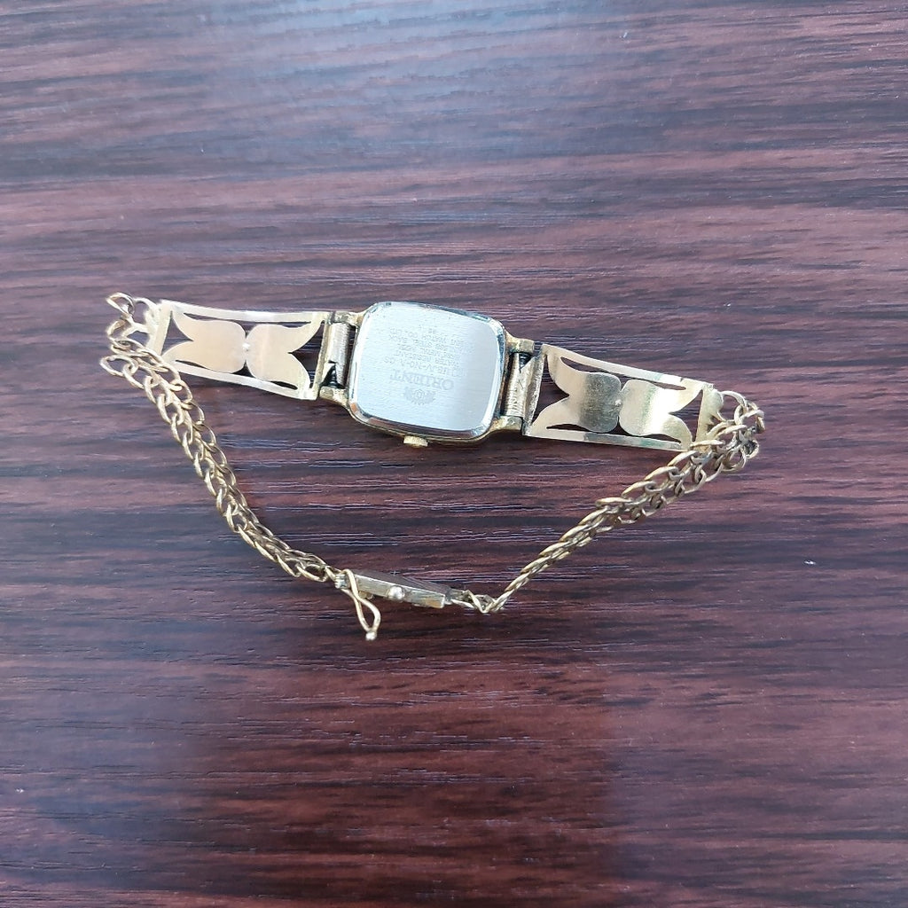 RELOJ CAJA ACERO PULSO ORO ORO 8 K 14,50 GRMS (SEMINUEVO)