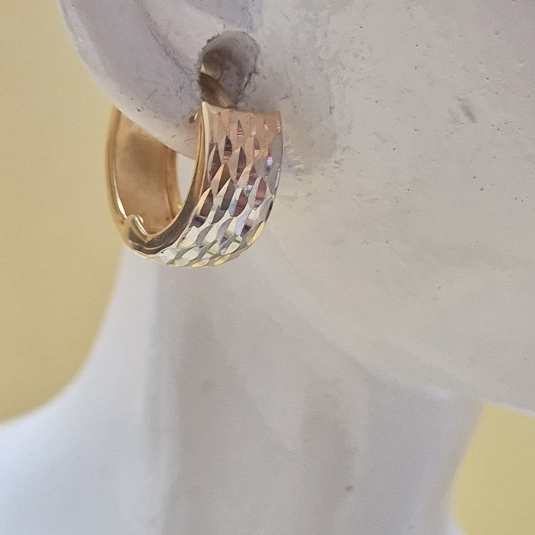 ARETES PAR ORO 14 K 1.3 GRMS (SEMINUEVO)