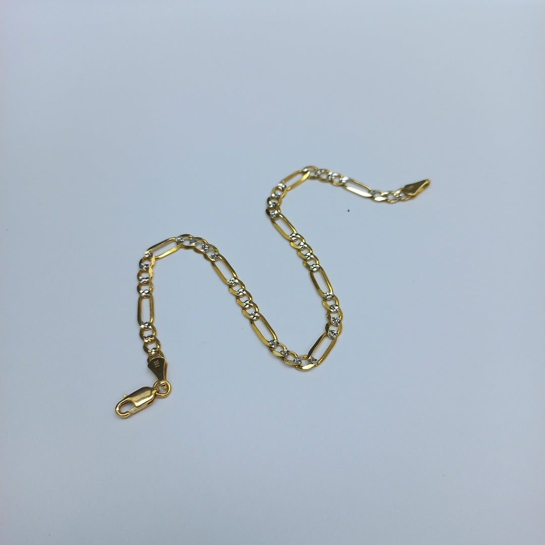 PULSERA 3X1 14K 21 CM 4.6 GR (NUEVO)