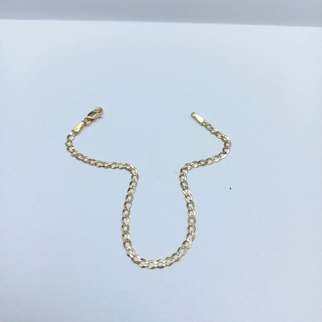 PULSERA BARBADA 14K 18 CM 1.9 GR (NUEVO)