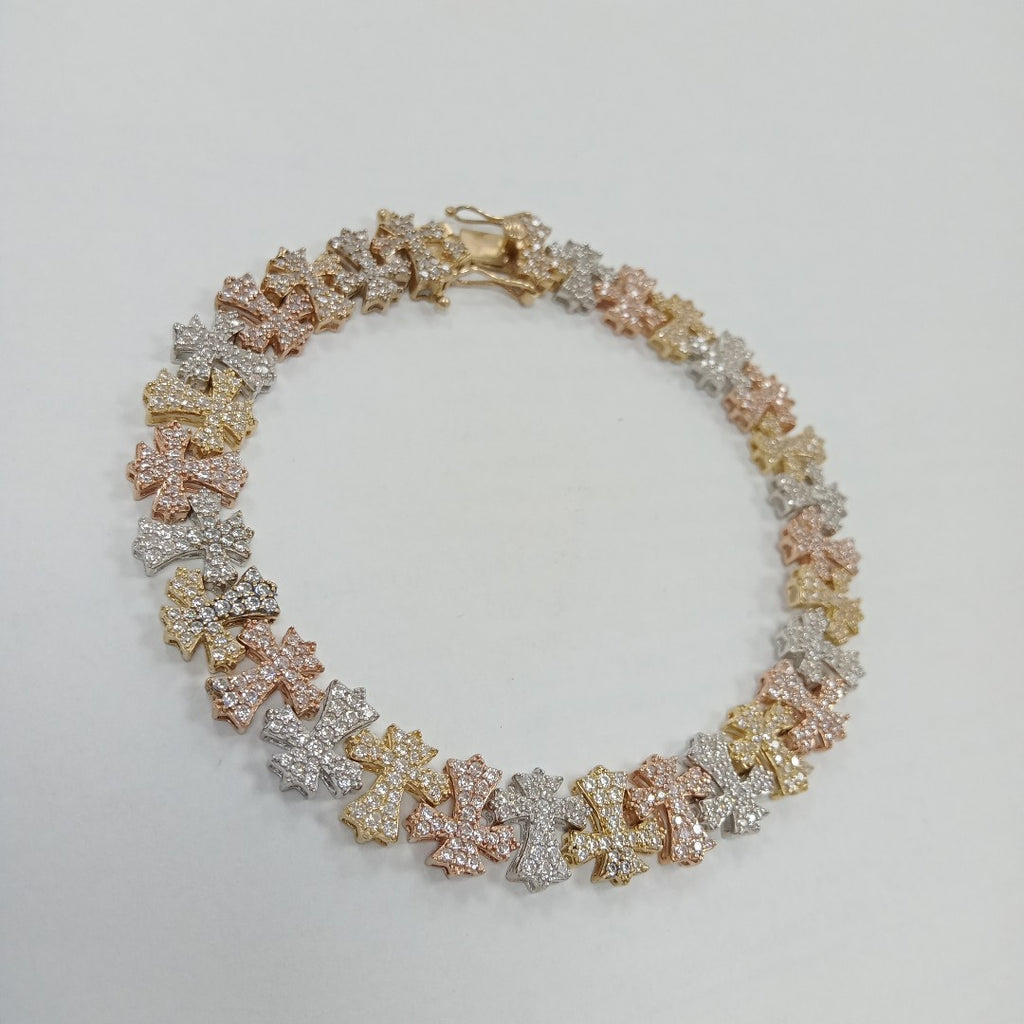 PULSERA ORO,ORO COMBINADO 14 K 16,20 GRMS (SEMINUEVO)