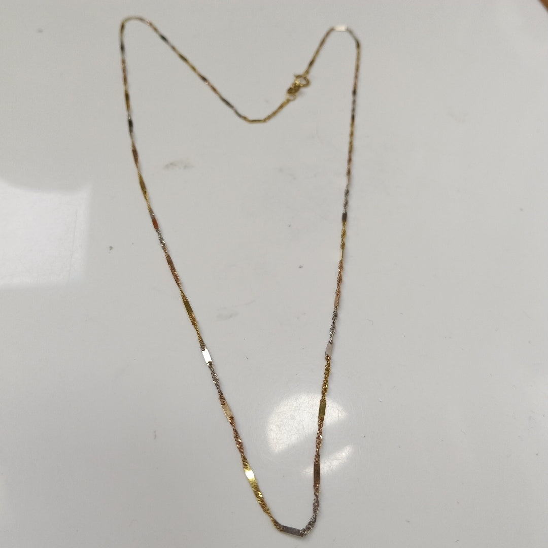 CADENA ORO 14 K 1,80 GRMS (SEMINUEVO)