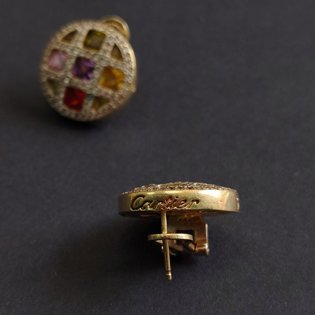 ARETES PAR ORO 14 K 12,40 GRMS (SEMINUEVO)