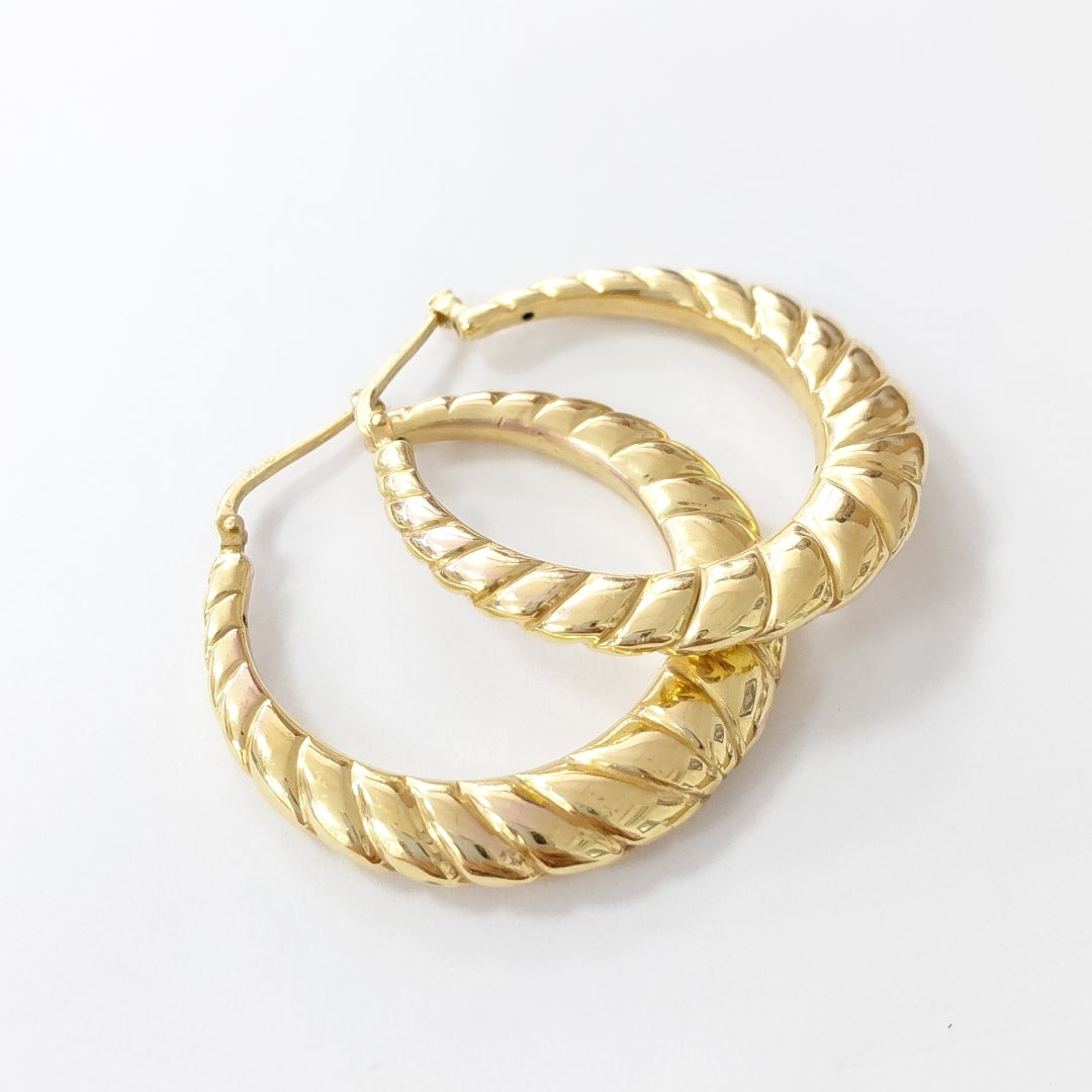 ARRACADAS PAR ORO 14 K 6,00 GRMS (SEMINUEVO)