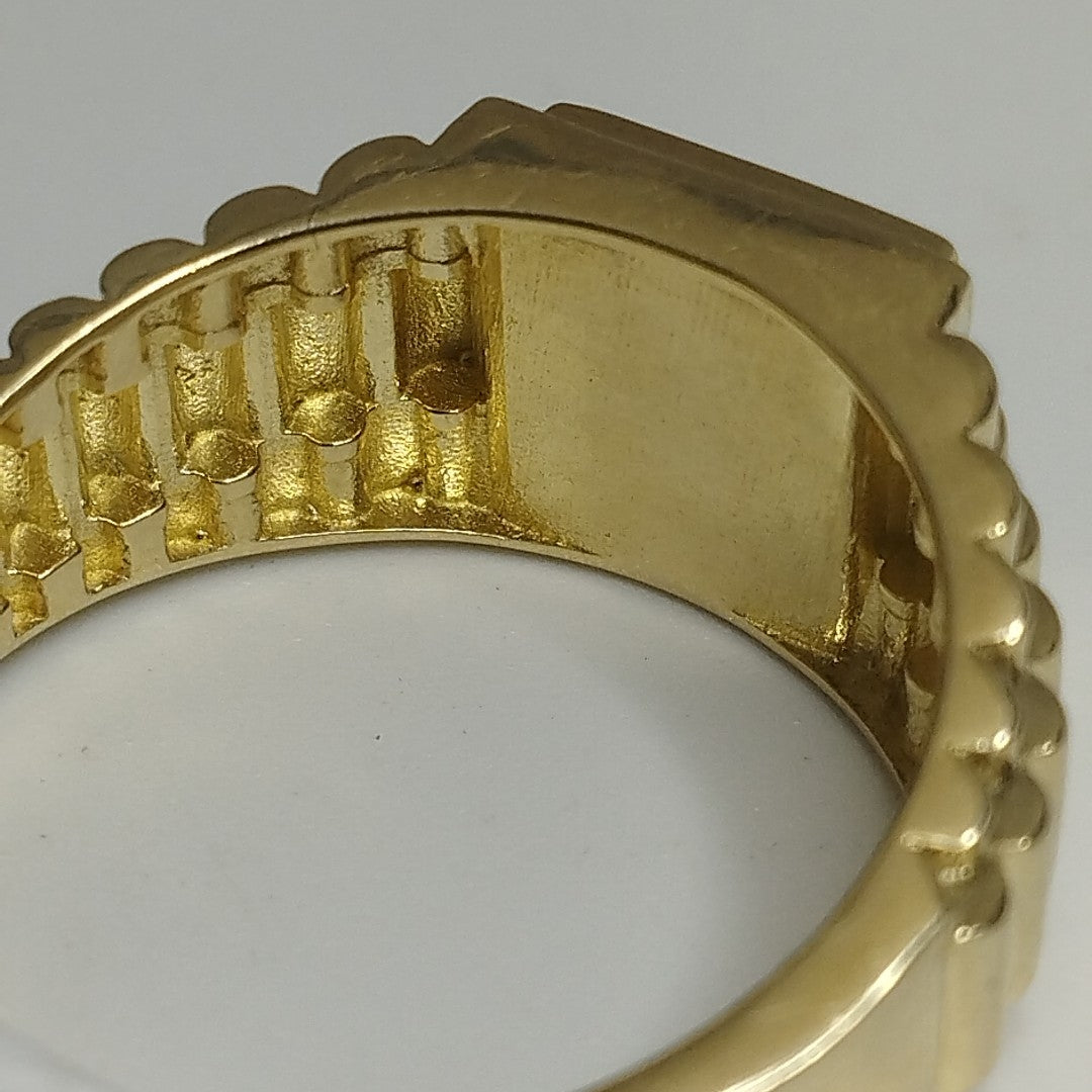ANILLO C ONIX 14K 11.5 TALLA 9.2 GR (NUEVO)