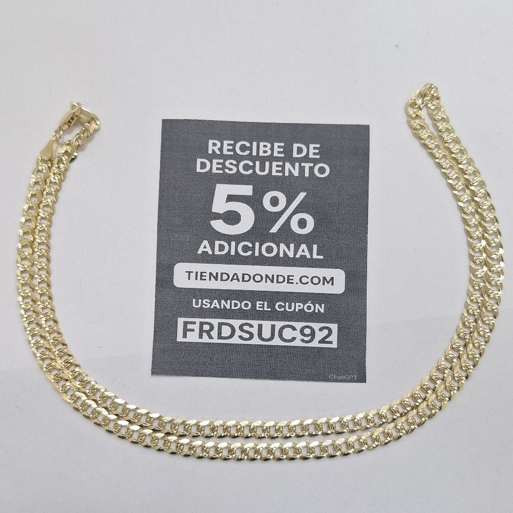 CADENA BARBADA 14K 60 CM 21.4 GR (NUEVO)