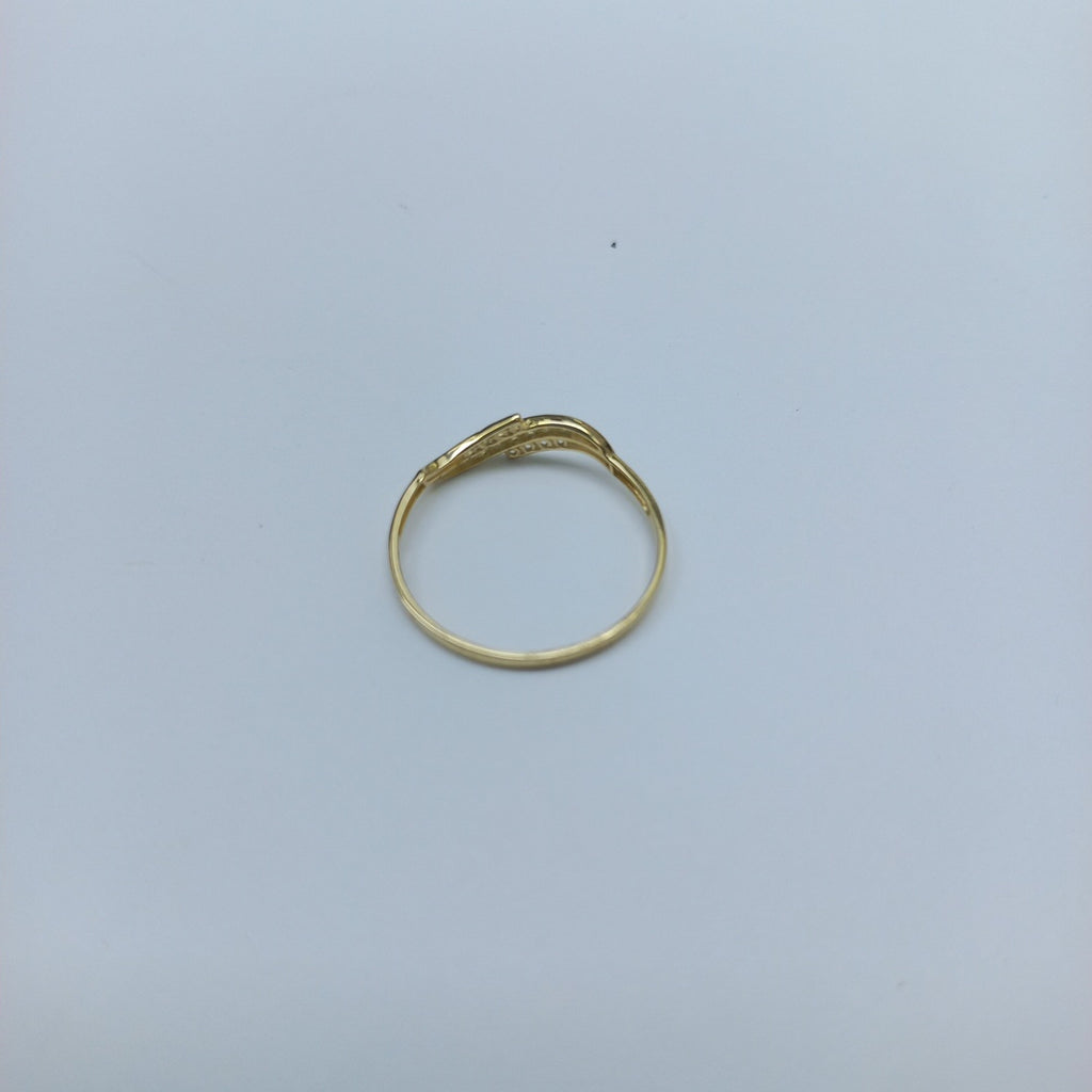 ANILLOS C CIRCONIAS 14K TALLA 9 0.9 GR (NUEVO)