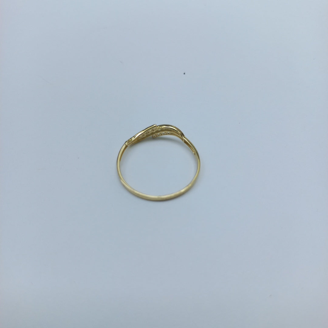 ANILLOS C CIRCONIAS 14K TALLA 9 0.9 GR (NUEVO)