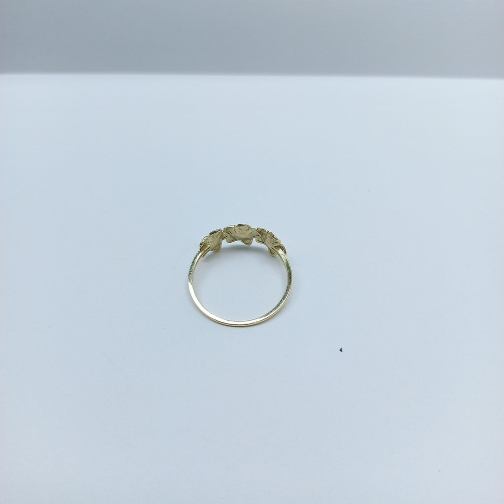 ANILLOS ANILLITO FIG FLORES 10K TALLA 9 1.3 GR (NUEVO)