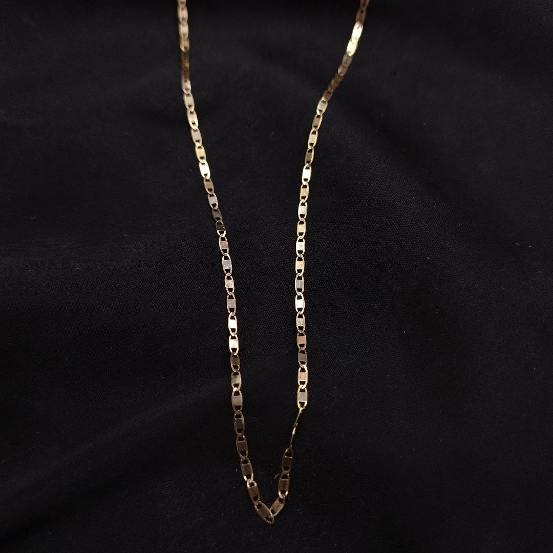 CADENA ORO COMBINADO 10 K 1,30 GRMS (SEMINUEVO)