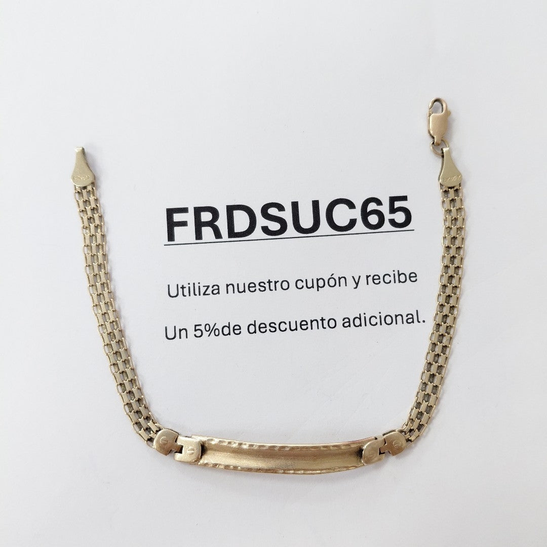 ESCLAVA ORO 10 K 4.9 GRMS (SEMINUEVO)