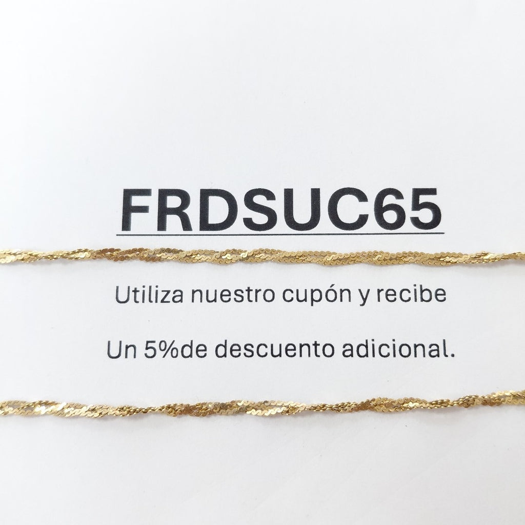 CADENA ORO 14 K 3,80 GRMS (SEMINUEVO)