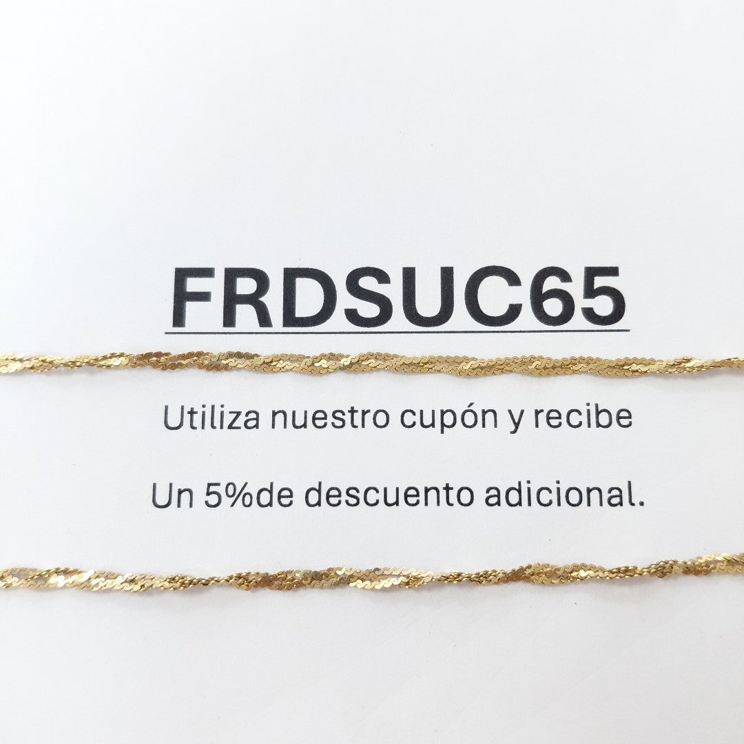 CADENA ORO 14 K 3,80 GRMS (SEMINUEVO)