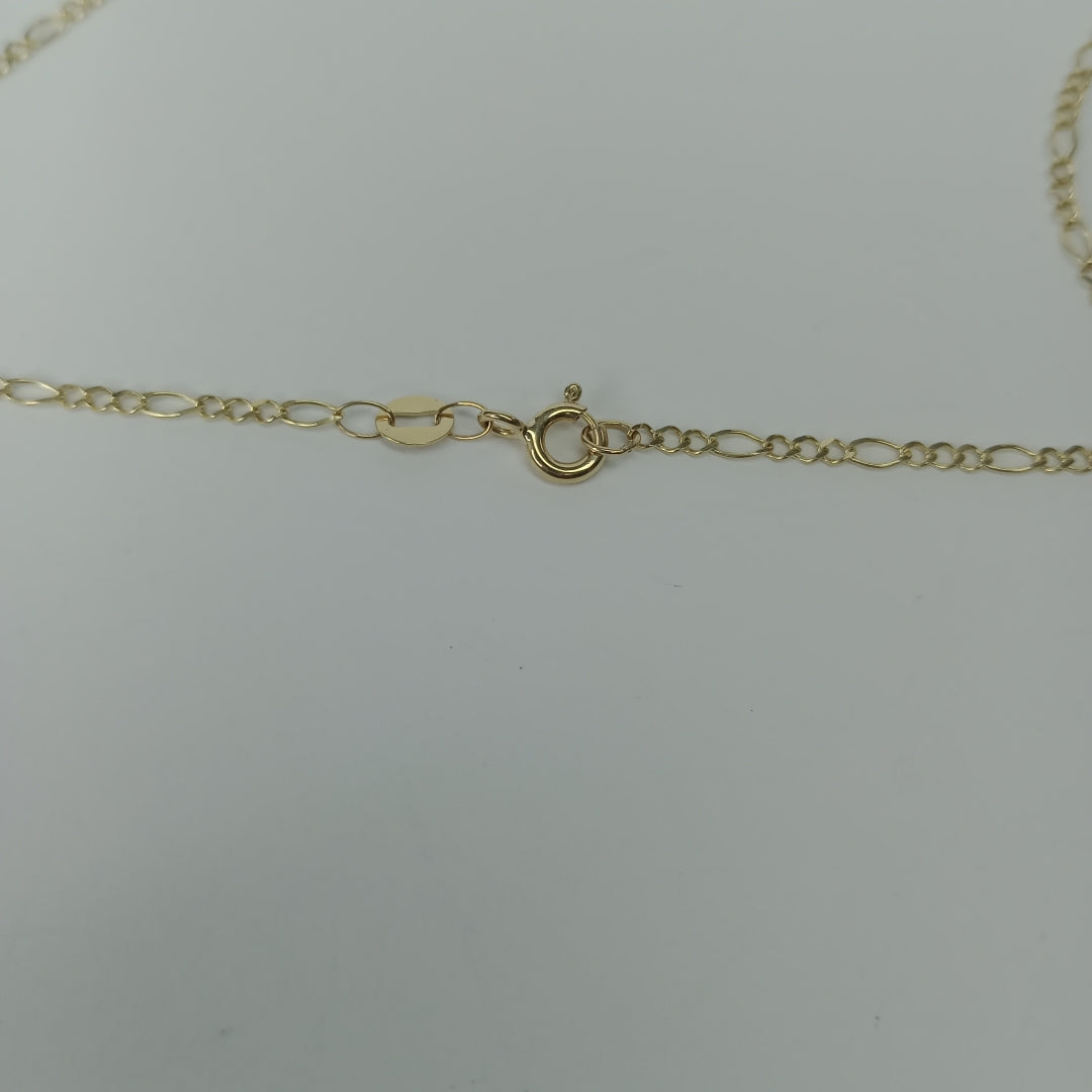 CADENA TEJIDO 3X1 14K 55 CM 2.3 GR (NUEVO)