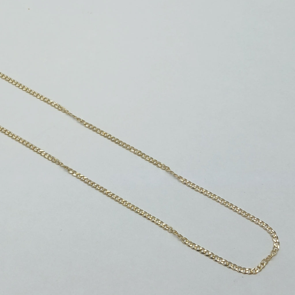 CADENAS TEJIDO BARBADA ORO 10K 55 CM 3.8 GR (NUEVO)