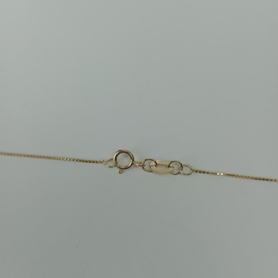 CADENA VENECIANO 14K 50 CM 1.6 GR (NUEVO)