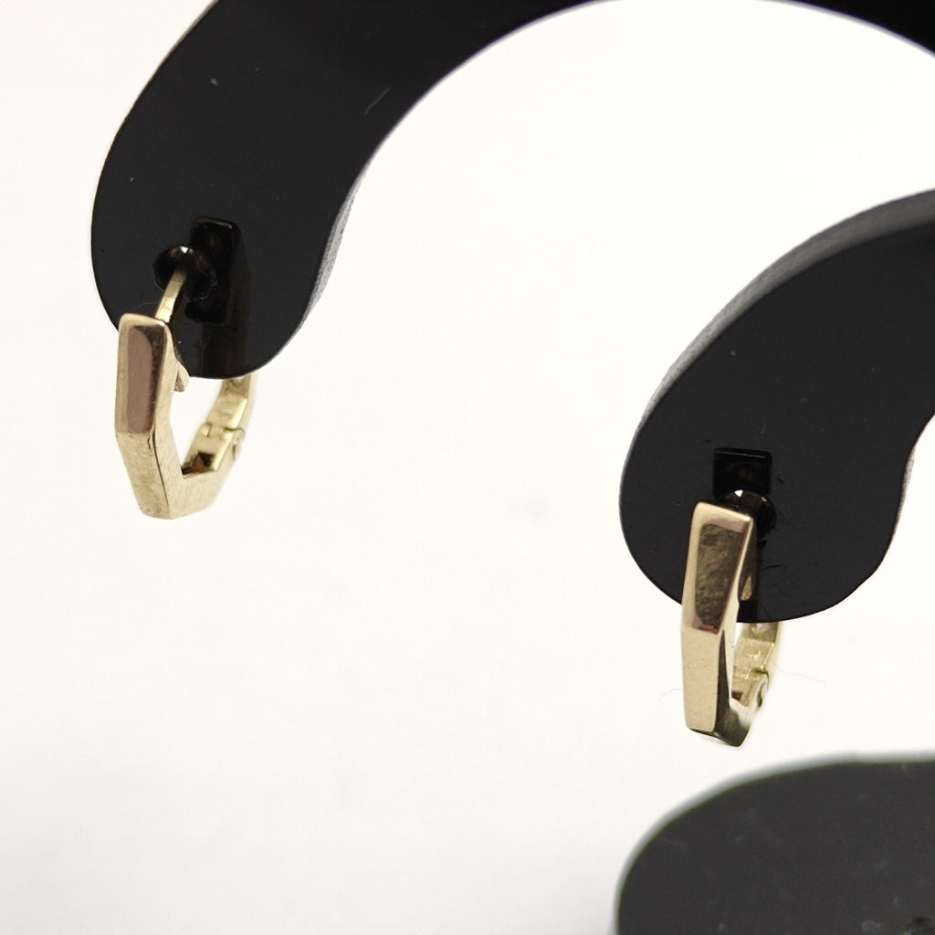 ARETES HUGIES C CIRCONIAS 14K 1.5 GR (NUEVO)
