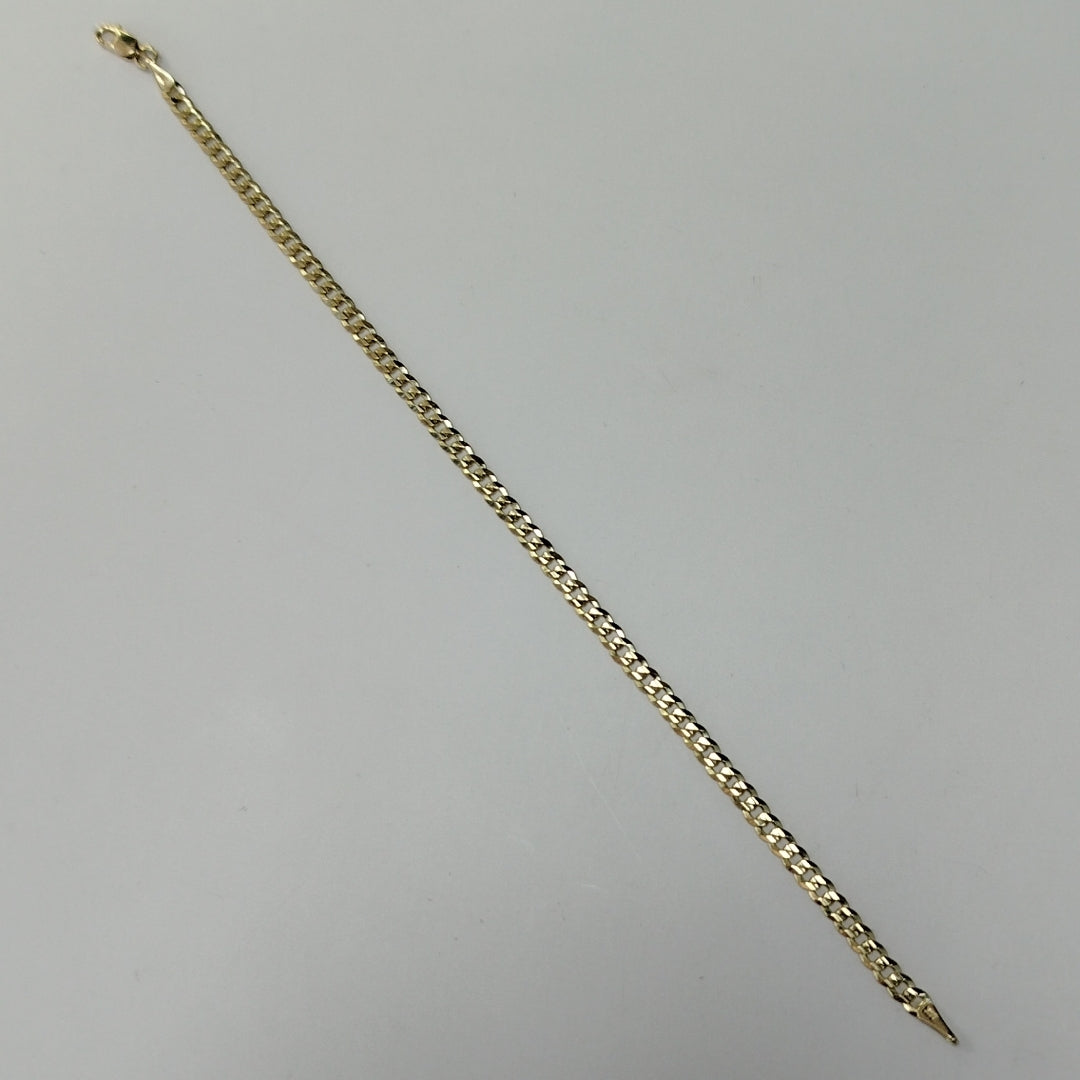 PULSERA BARBADA 14K 18 CM 3.3 GR (NUEVO)