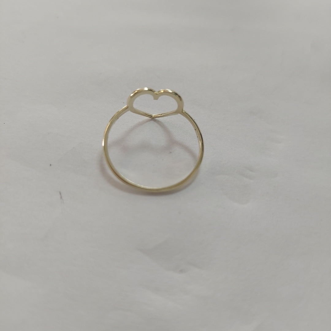 ANILLOS ANILLITO FIG CORAZON 10K TALLA 8 0.8 GR (NUEVO)