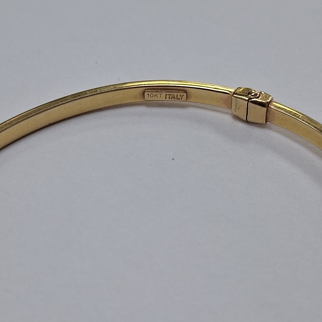 PULSERA RIGIDA ORO 10 K 2.9 GRMS (SEMINUEVO)