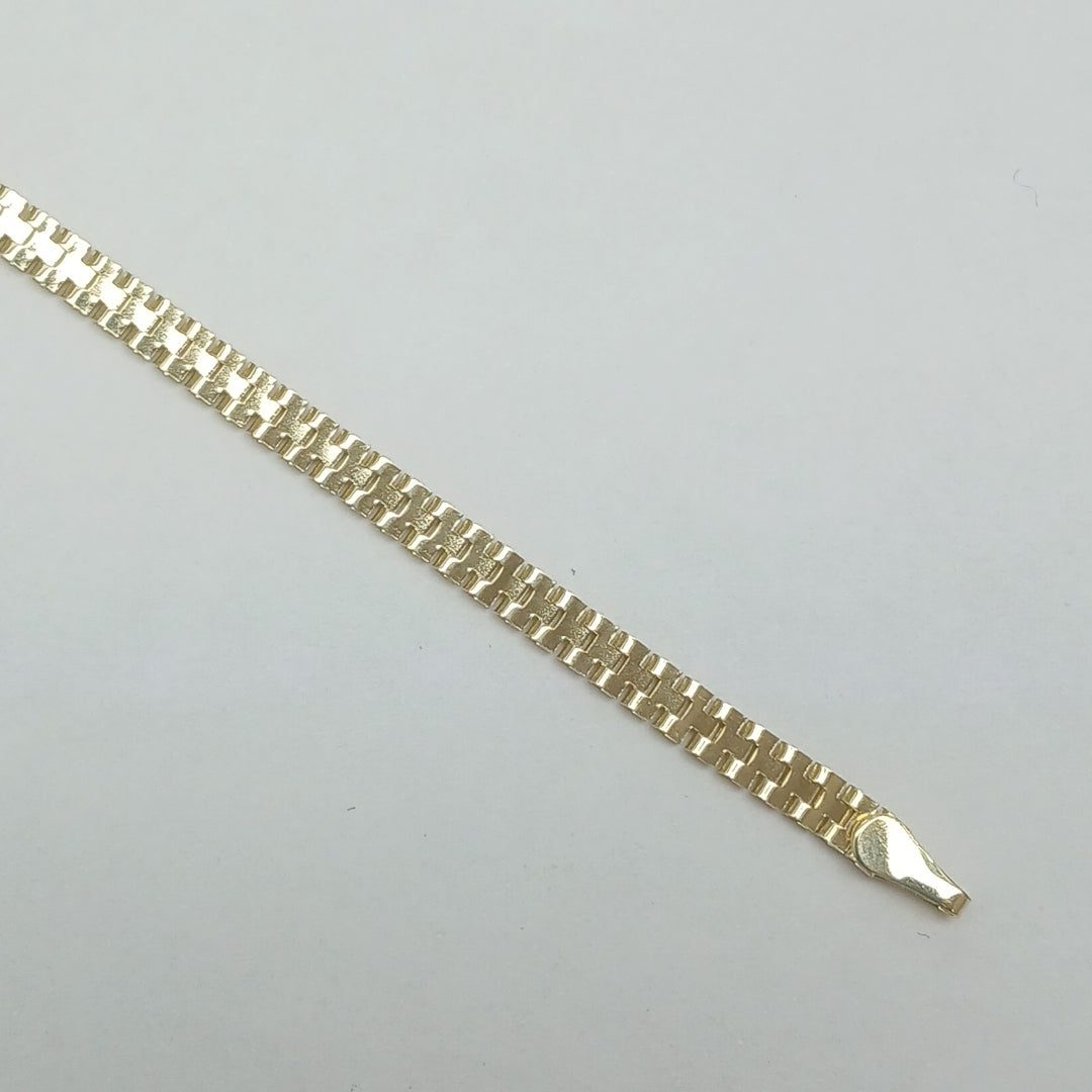 PULSERA ESPECIAL 14K 18 CM 4 GR (NUEVO)