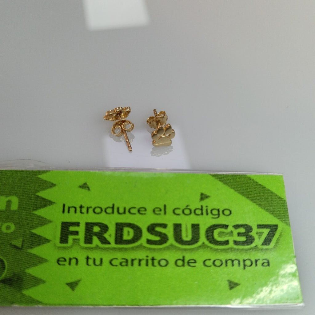 BROQUELES PAR ORO 10 K 1,00 GRMS (SEMINUEVO)